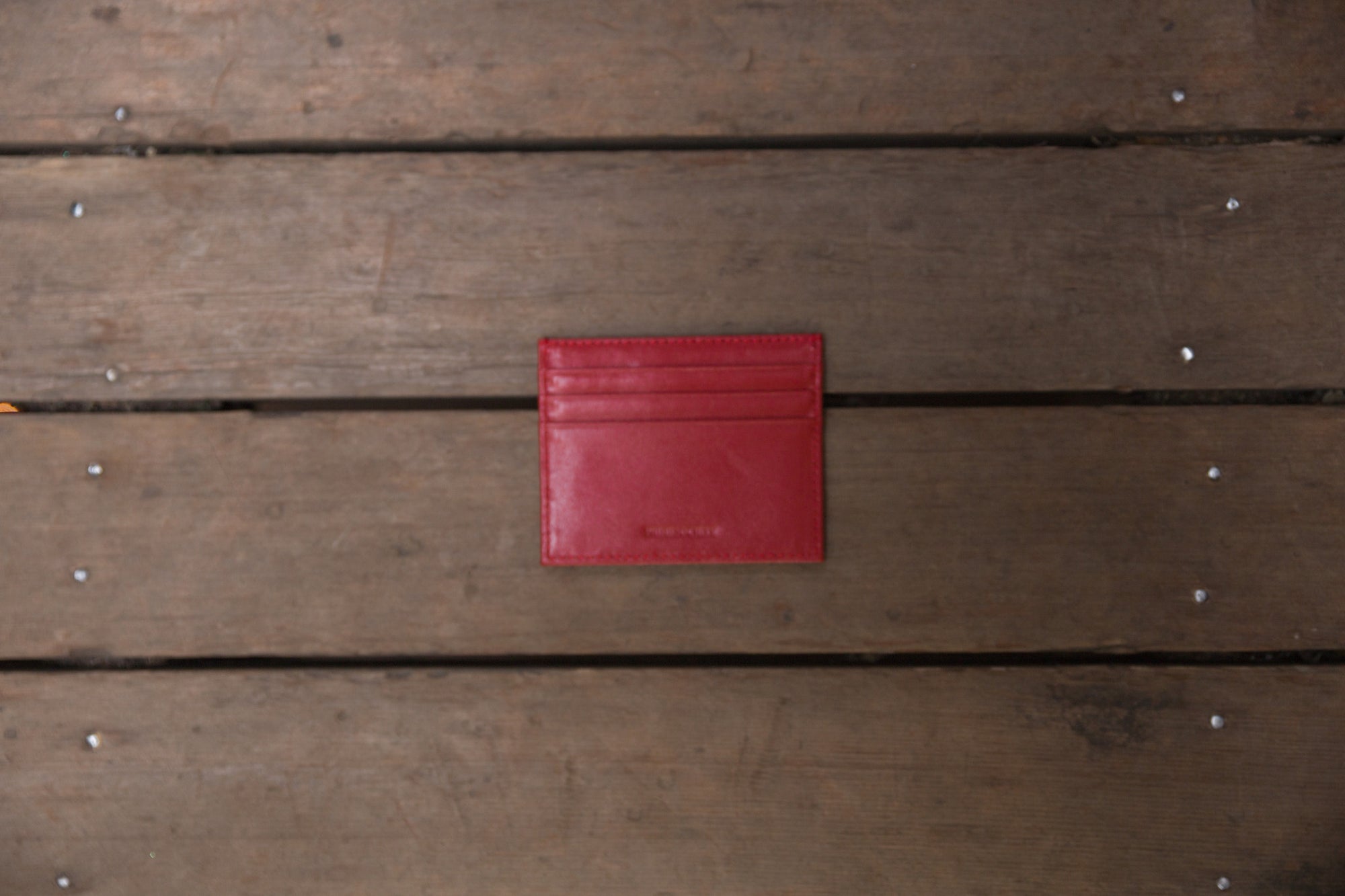 Crown Red Card Holder