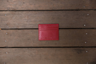 Crown Red Card Holder