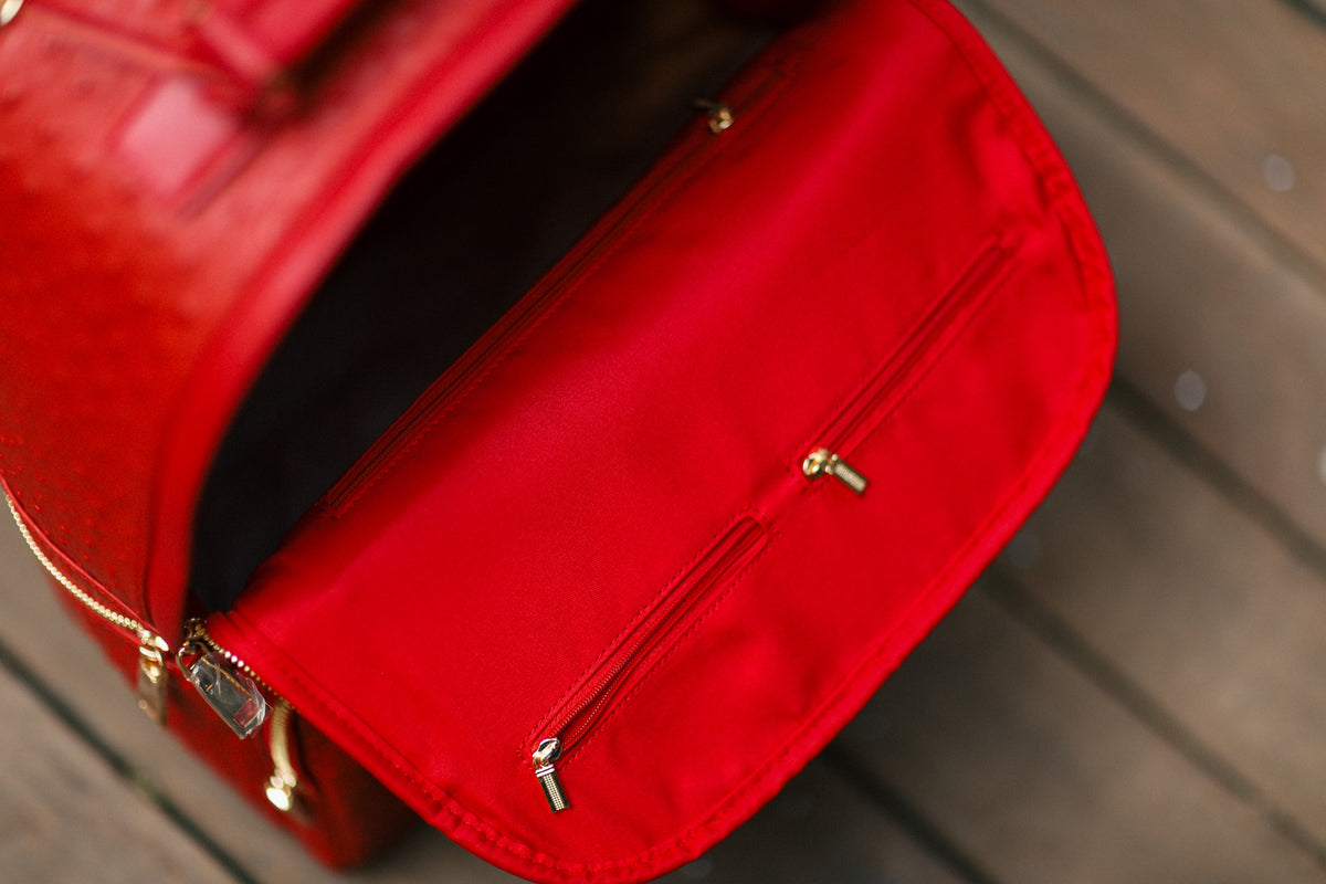 Crown Red Backpack